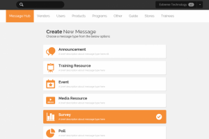 Message Hub - Vendor Portal